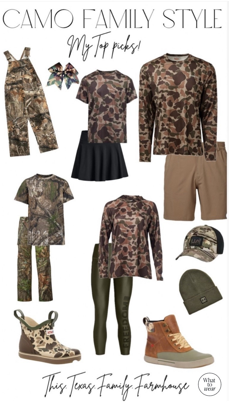Re-sharing one of my top-loved style boards from last year — Camo Family Style! 🍂 …..Perfect for family outings, fall photos, or weekend wear.

Linked everything that’s still available — I’ll drop the updated links in the comments 💚

#LTKKids #LTKFamily #LTKMens