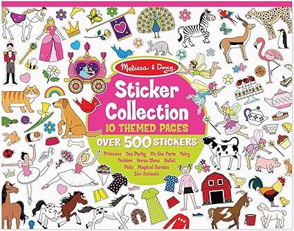 Melissa & Doug Sticker Collection - Pink | Amazon (US)