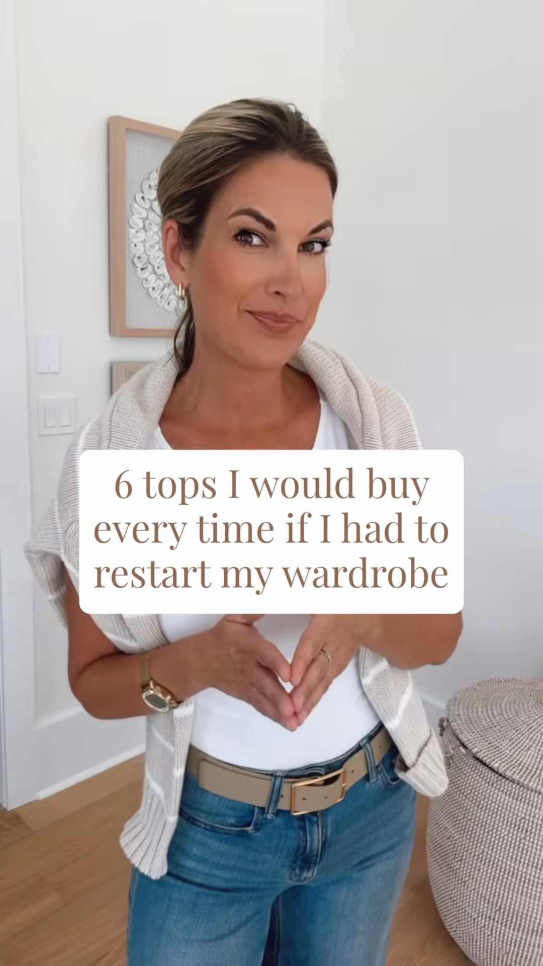 If I restarted my wardrobe from scratch, I would buy these 6 tops again every time.

My Early Fall Capsule Wardrobe is a mix of basics, textures and layers you’ve seen me wear and share.

Full post on the blog: https://pinterestingplans.com/fall-capsule-wardrobe/

#LTKSeasonal #LTKOver40 #LTKTall
