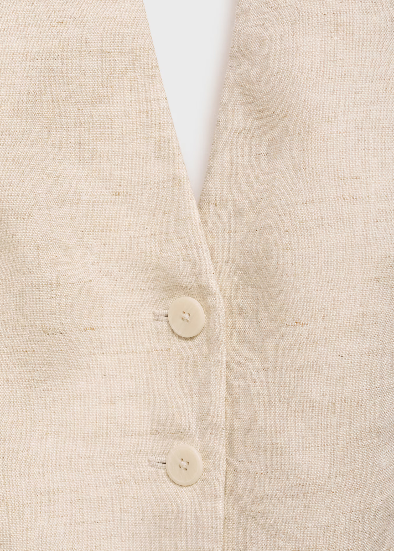 Linen suit waistcoat - Women | MANGO United Kingdom | MANGO (UK)