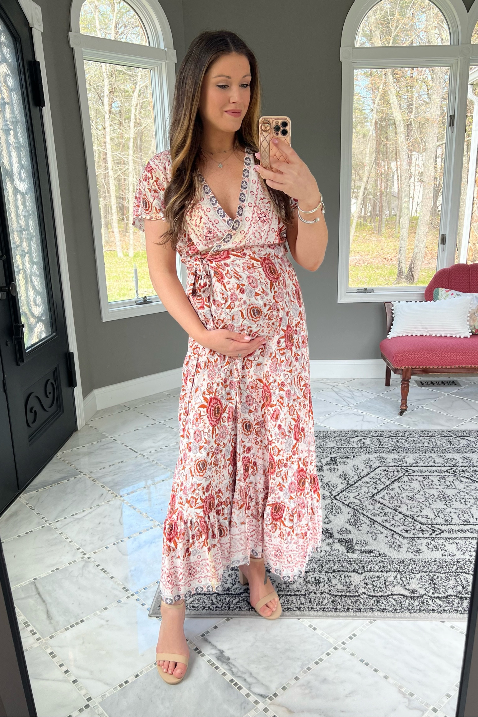 *Not Maternity* Amazon Wedding Guest Dress, amazon wedding guest dresses, amazon dress, floral dress, wrap dress, flowy dress, pregnancy dress, formal dress, bump friendly dress, pregnancy style, bump style, LTK bump, summer wedding guest 

#LTKwedding #LTKunder50 #LTKbump