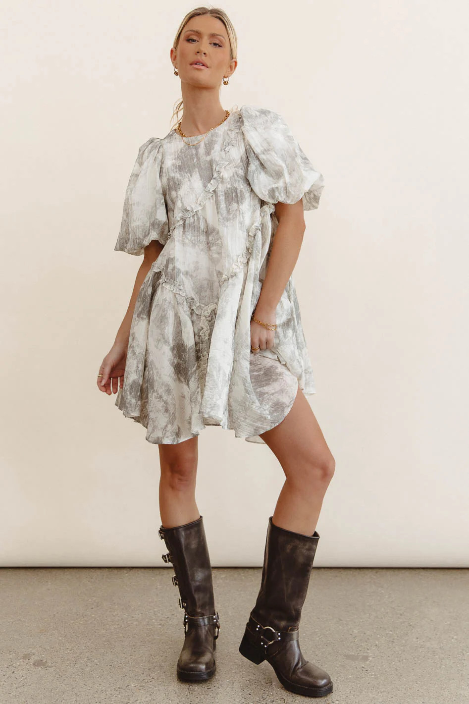 Kellie Abstract Baby Doll Dress | Böhme US