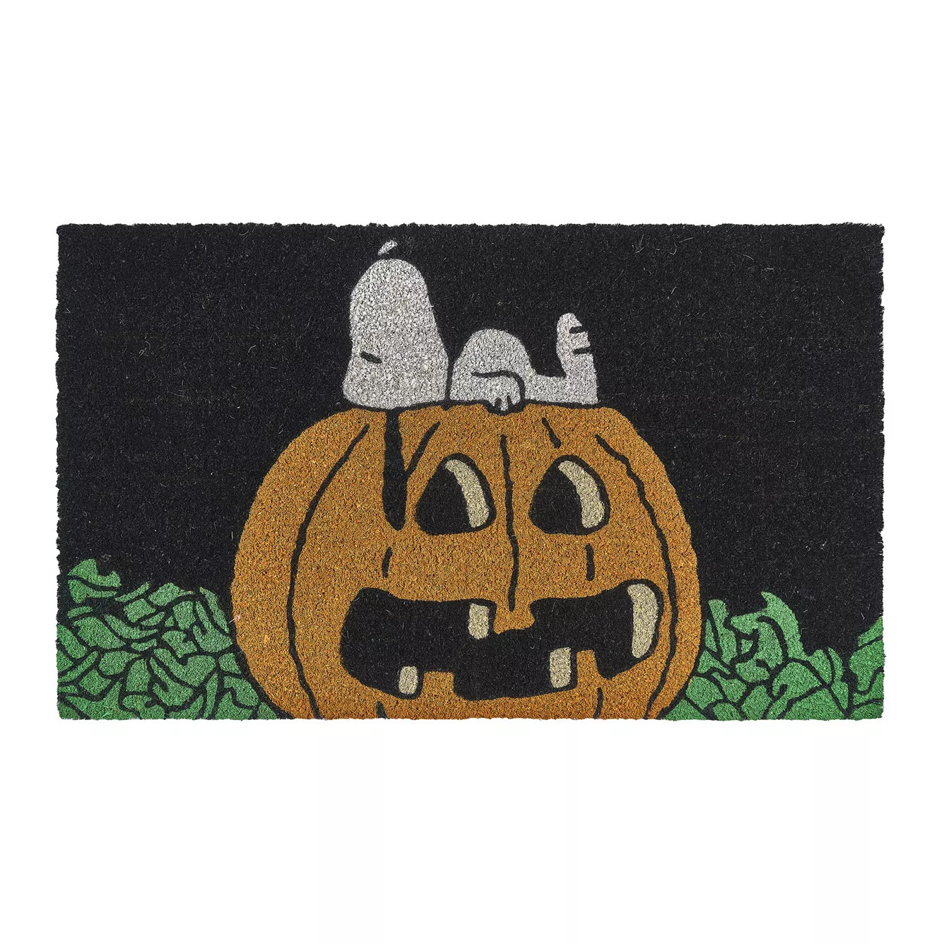 Peanuts Snoopy Jack O' Lantern Coir Doormat 18" x 30" | Kohl's