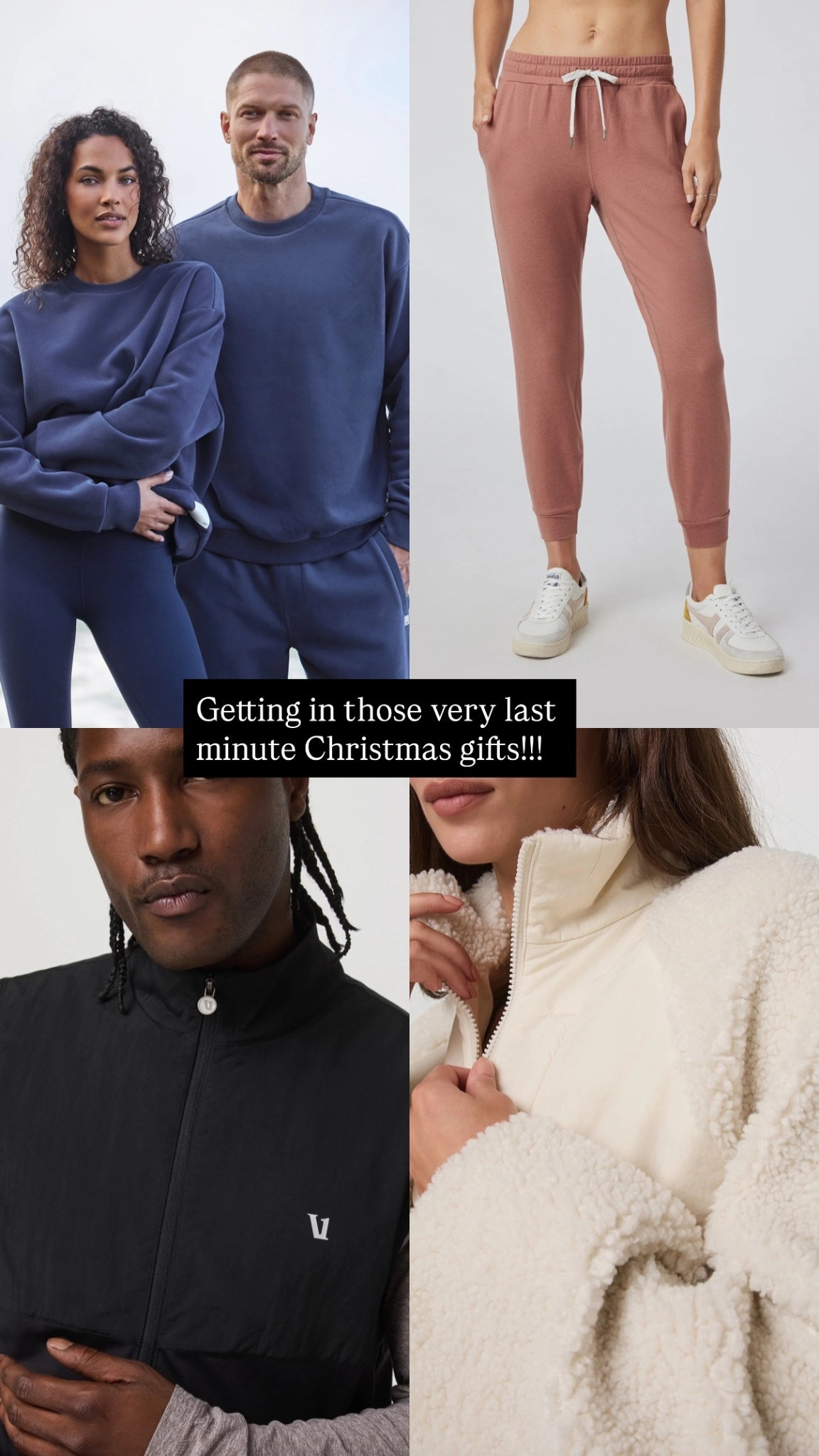 Getting in those last few Christmas gifts that will be delivered by Christmas Eve. 