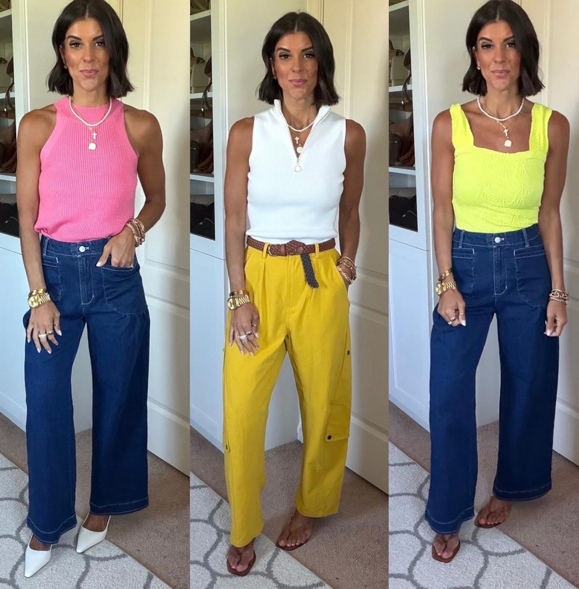 Size small in all. Size 2 in jeans

#LTKdayinmylife #LTKgrwm #LTKootd