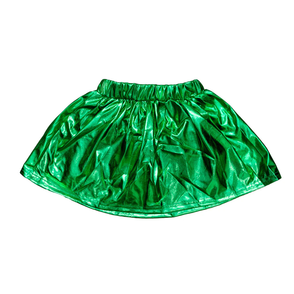 Green Metallic Adult Skort | Belle Cher