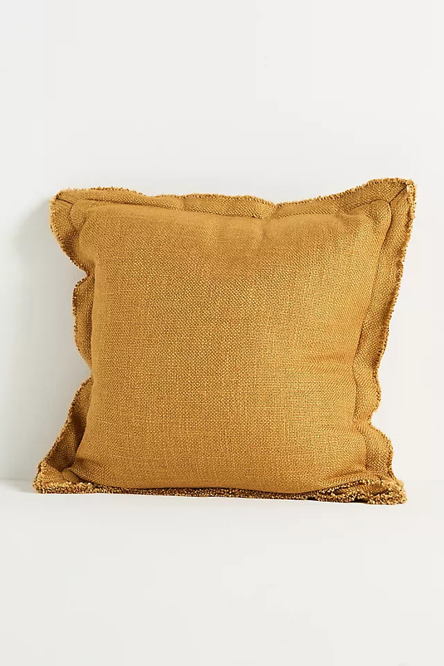 Luxe Linen Blend Pillow | Anthropologie (US)