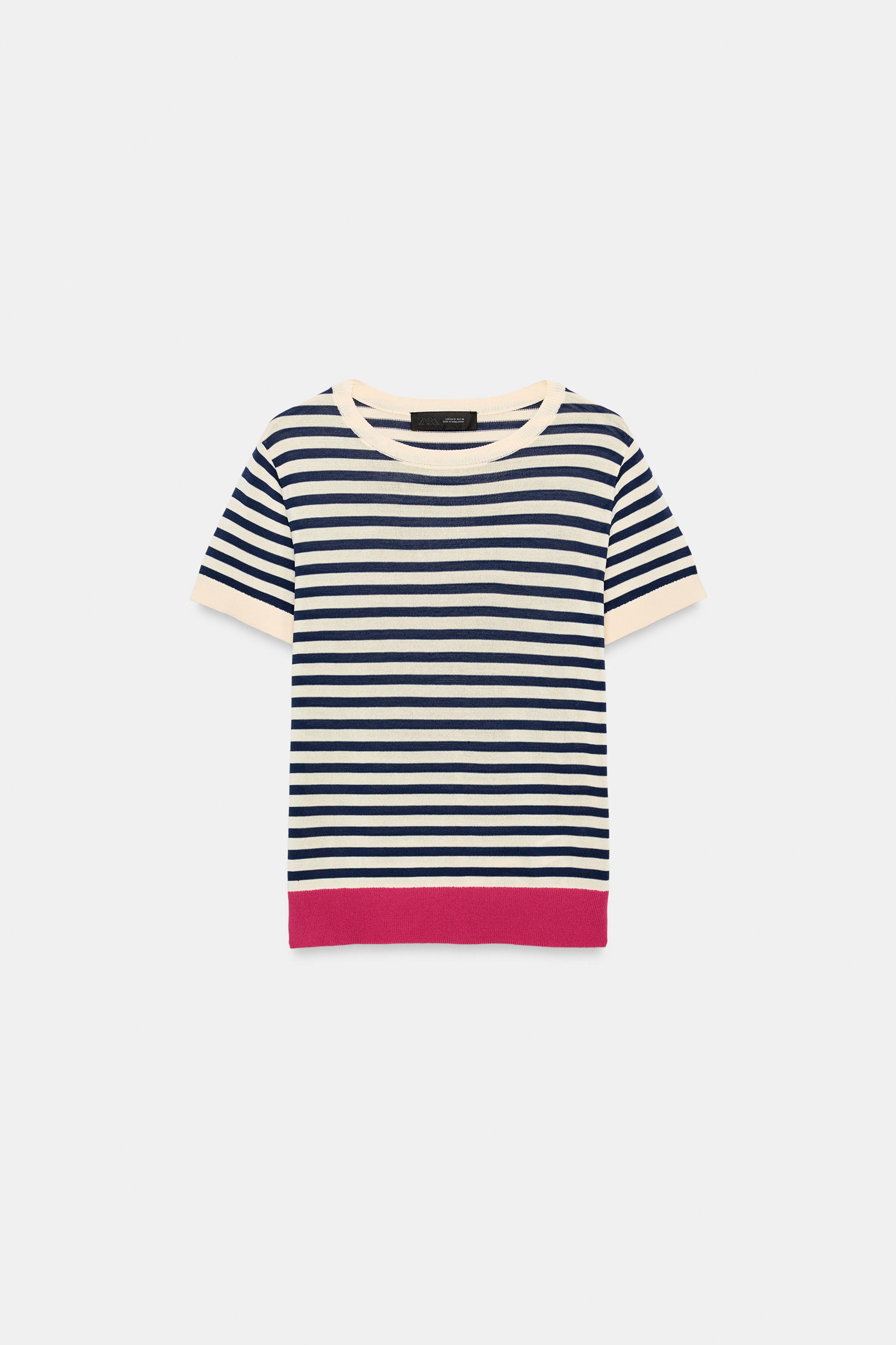 STRIPED KNIT TOP | Zara US