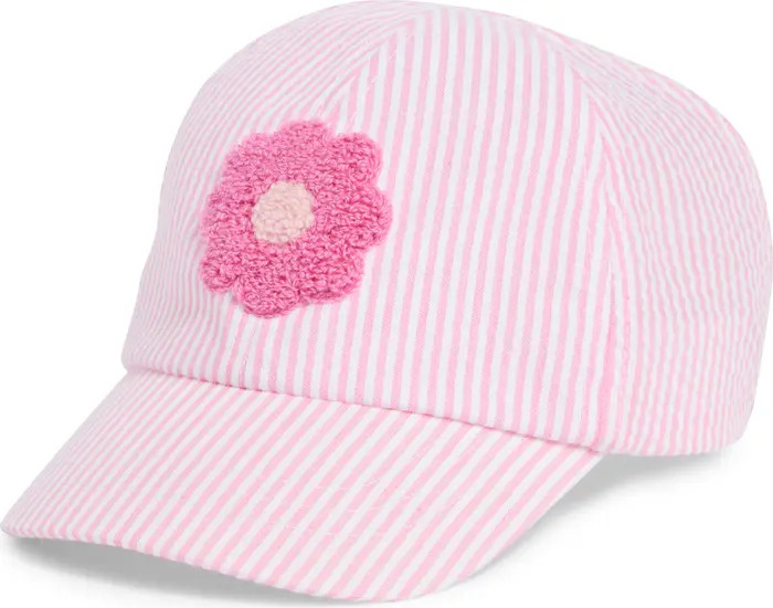 Toby Flower Patch Seersucker Baseball Cap | Nordstromrack | Nordstrom Rack