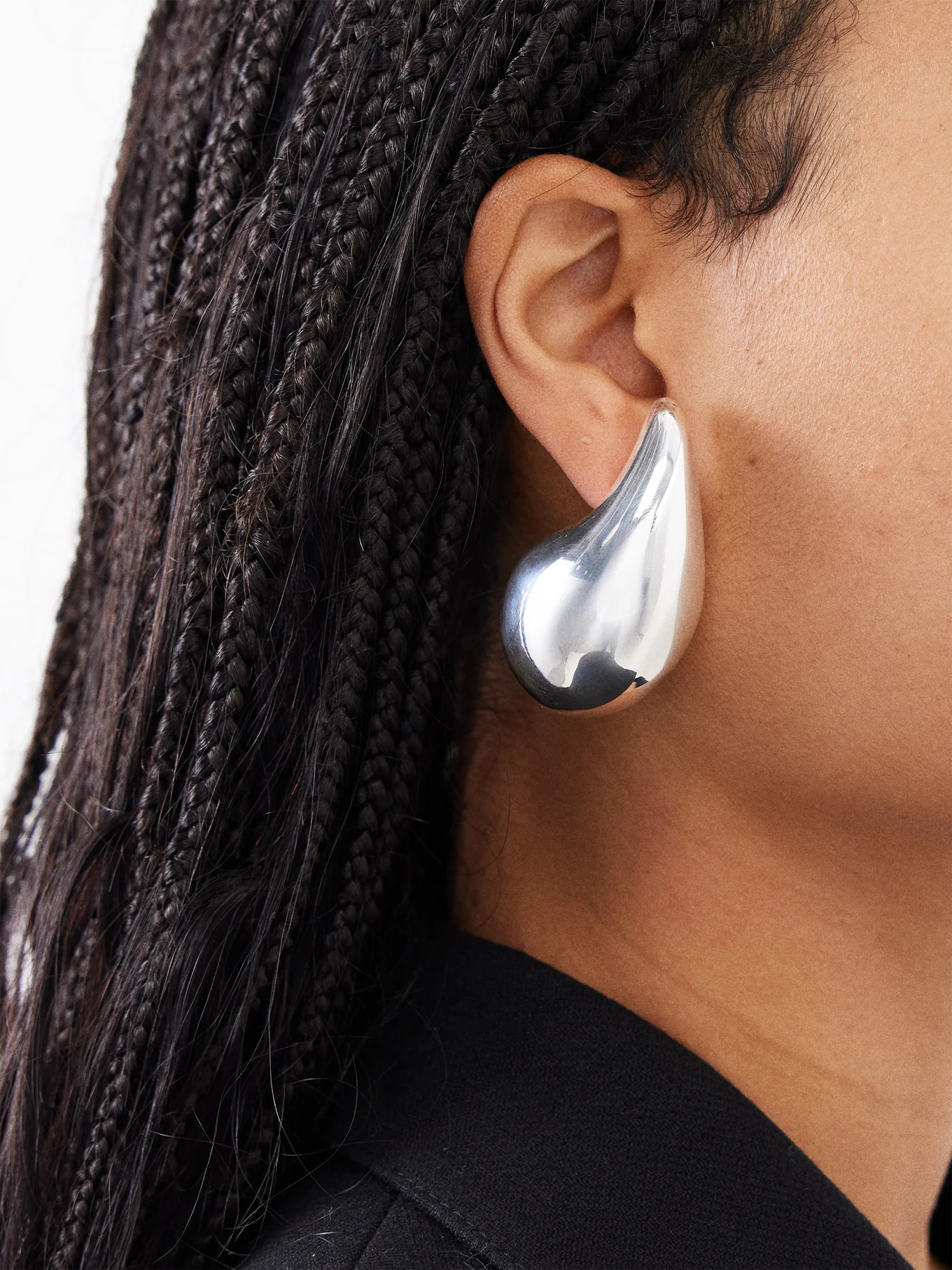 Drop sterling-silver earrings | Matches (UK)