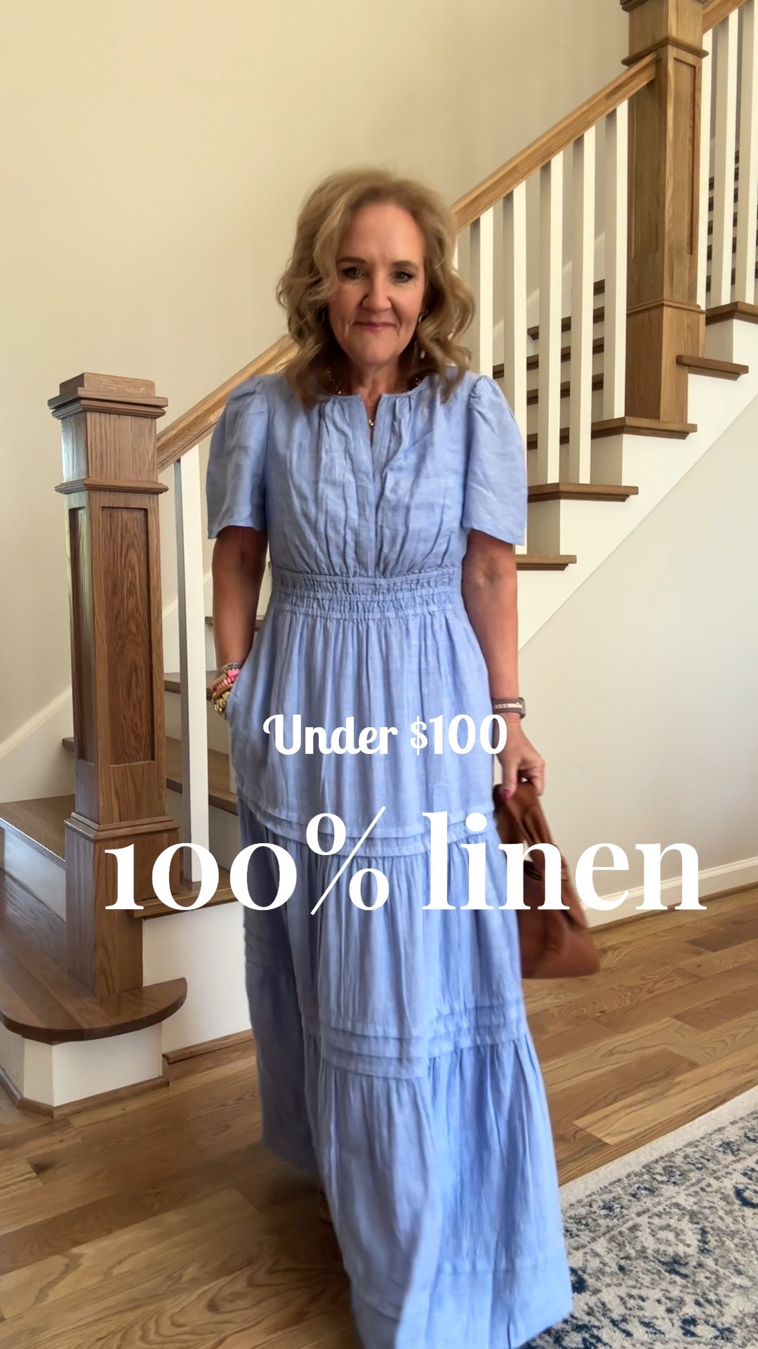 Wearing size medium in this beautiful linen maxi dress. I’m wearing about a 2-3” heel. I’m 5’3 

Beautiful French blue!

Wedding guest outdoor wedding winery wedding summer wedding guest dress bridesmaids dress rehearsal dinner dress beach vacation dress family photos

#LTKSeasonal #LTKFindsUnder100 #LTKOver40