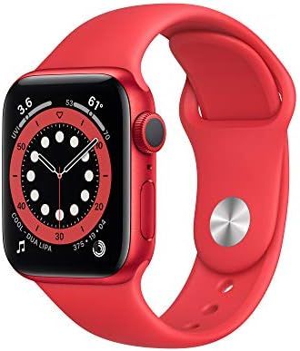 Amazon.com: Apple Watch Series 6 (GPS, 40mm) - (Product) RED - Aluminum Case with (Product) RED... | Amazon (US)