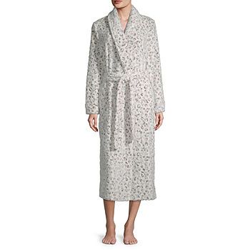 Liz Claiborne Womens Fleece Long Sleeve Long Length Robe - JCPenney | JCPenney