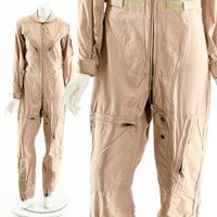 Tan Coveralls, 90S Work Jumpsuit, Tan Jumpsuit, Mechanic's Coverall, Utility Jumper, Jumper, Vintage Airforce Utilitarian Jumpsuit, Deadstock, S M | Etsy (US)