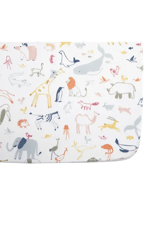 Pehr Into the Wild Organic Cotton Crib Sheet at Nordstrom | Nordstrom