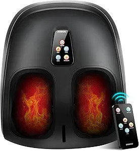 Shiatsu Foot Massager Machine with Heat, Upgraded Deep Kneading Feet Massager for Deliver Pain Re... | Amazon (US)