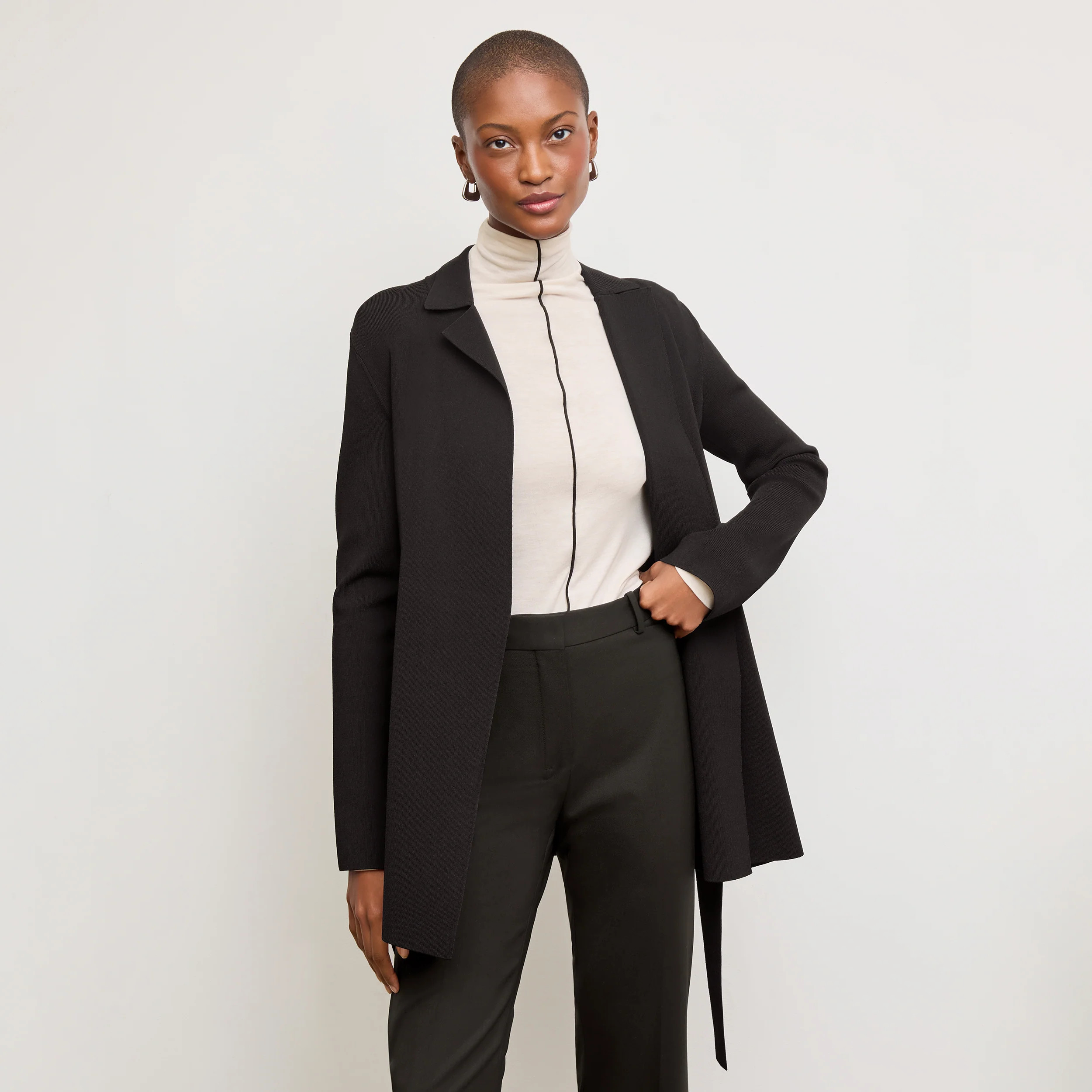 Merritt Wrap Jardigan :: Black | MM LaFleur