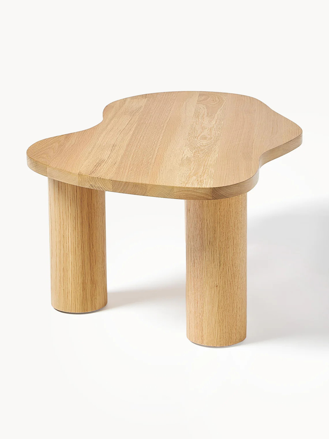 Salontafel Didi van eikenhout in organische vorm | Westwing EU