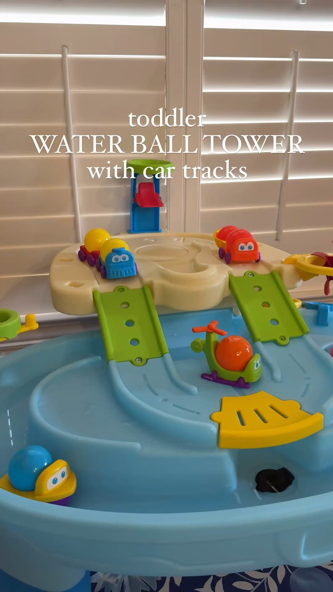 toddler water ball tower with car tracks 🚗🚁🚤

#LTKBaby #LTKKids #LTKFamily