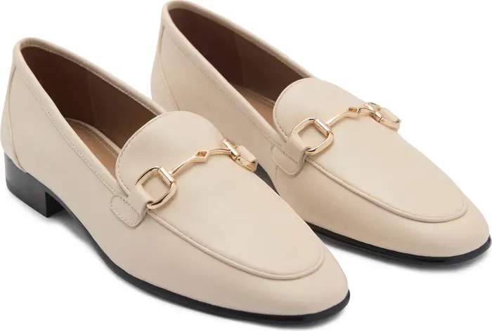 Buckle Leather Apron-Toe Flat (Women) | Nordstrom