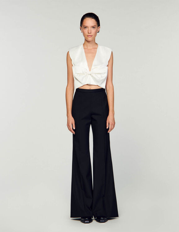 Flared pants | Sandro-Paris US