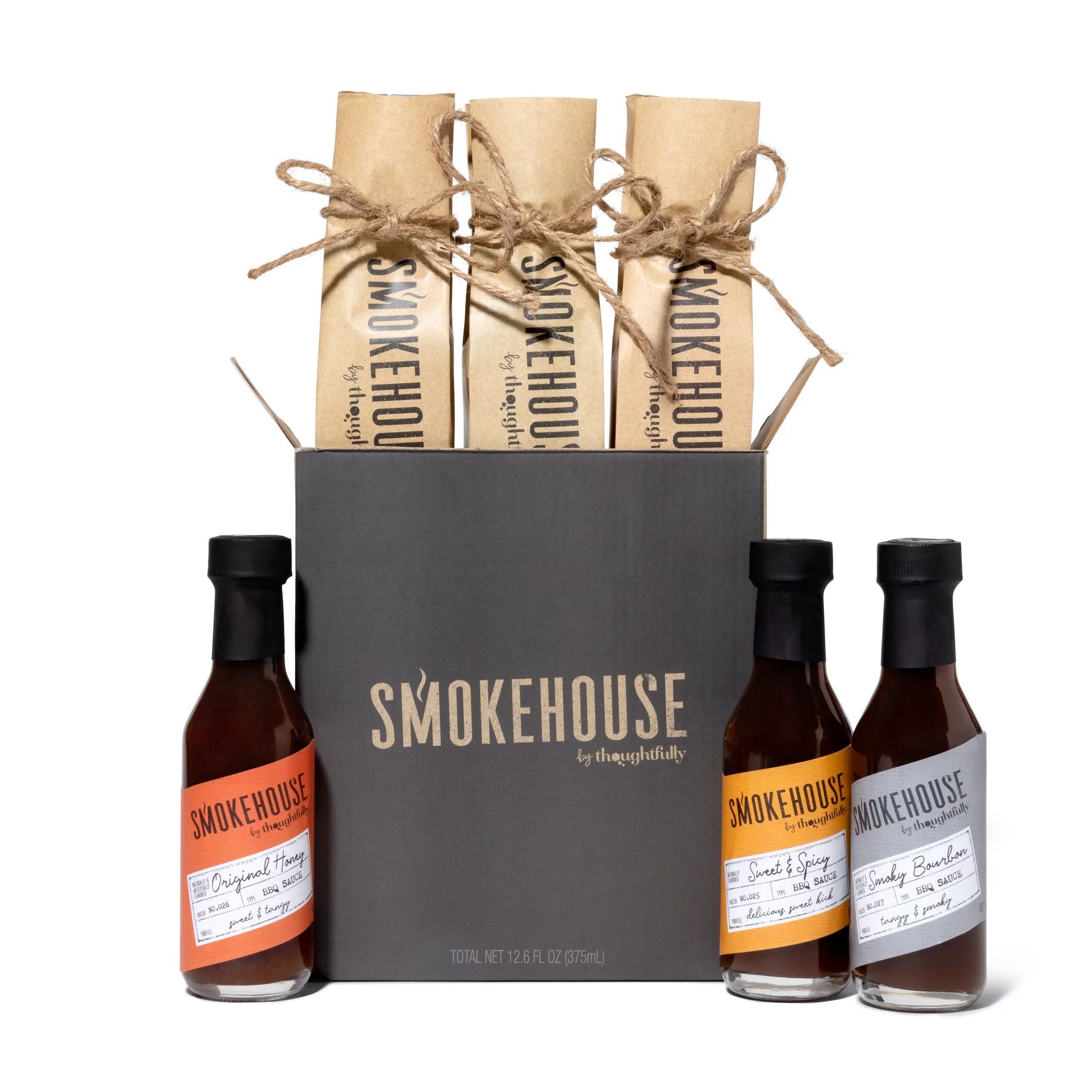 Smokehouse by Thoughtfully, BBQ Sauce Set Gift Set, Set of 3 - Walmart.com | Walmart (US)