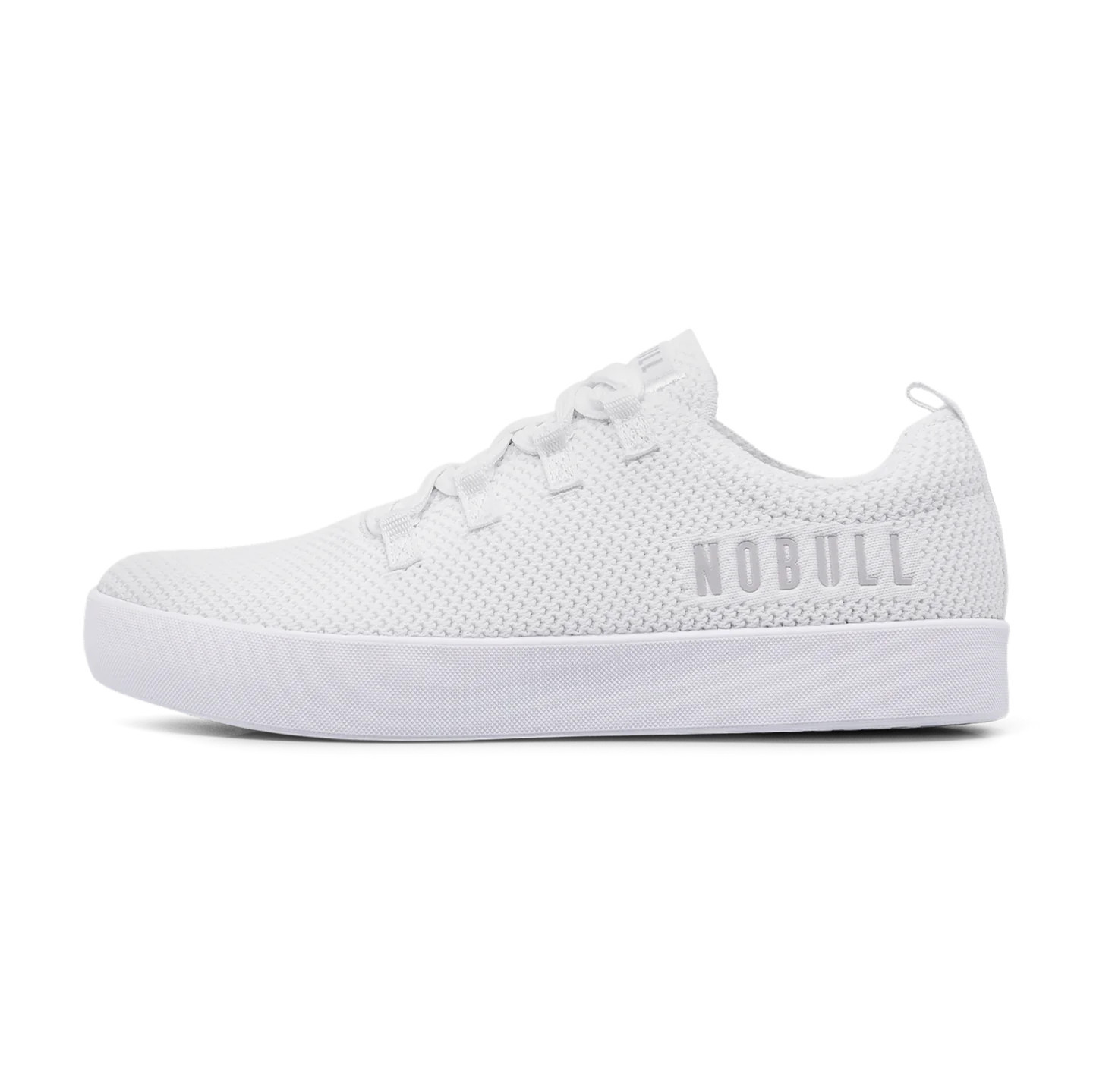 Women's White Recs Knit Shoes | NOBULL | NOBULL