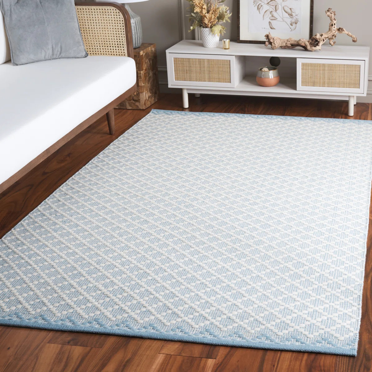 Blume Wool/Cotton Geometric Hand-Woven Rug | Wayfair North America