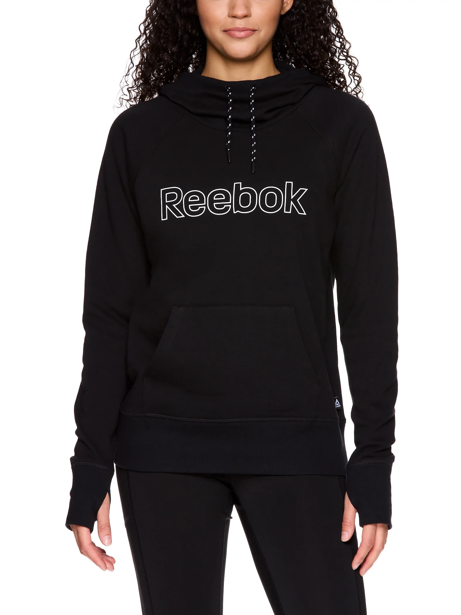 Reebok Womens Essential French Terry Hoodie with Pocket, Sizes XS-XXXL | Walmart (US)