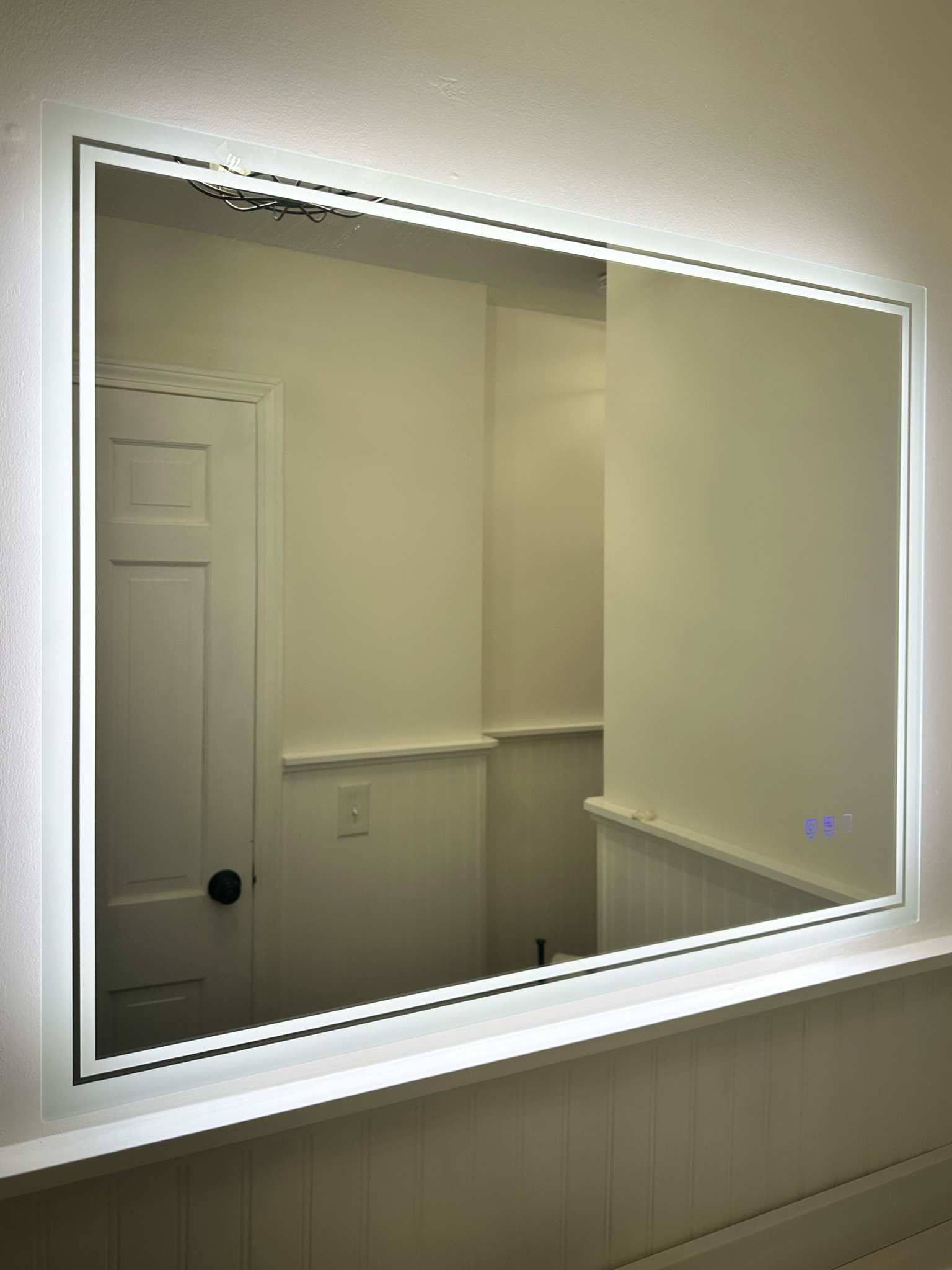 Everyone has been loving my LED bathroom mirror! Probably the one thing I liked in this house! 😂 It defogs so quietly, has different lighting warmth’s as well for makeup application! 

#LTKstyletip #LTKhome