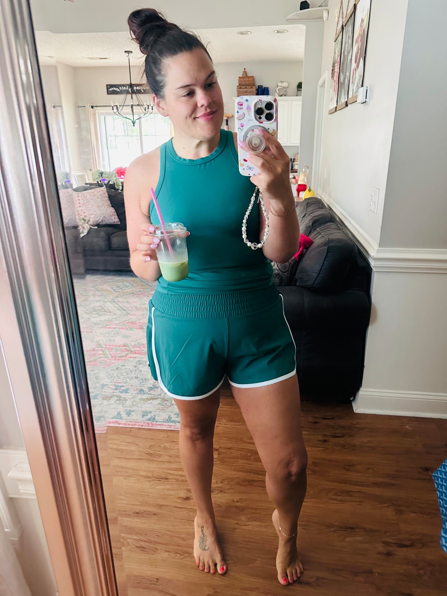 comfy, lightweight ootd for hot summer days! Regular size large in top and sized up to xl for bottoms for length  

#LTKSaleAlert #LTKFindsUnder50 #LTKMidsize