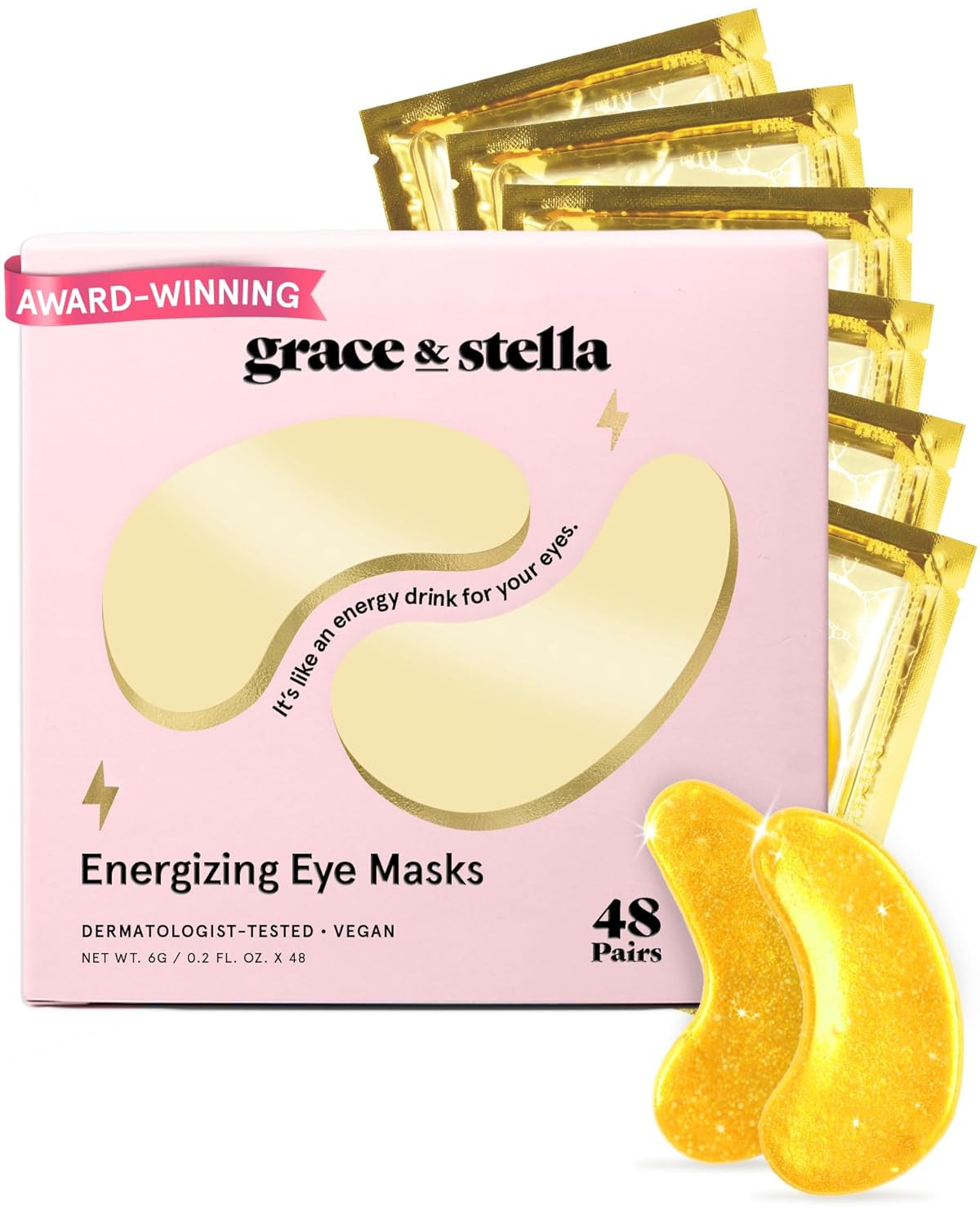 grace & stella Award Winning Under Eye Mask - Birthday Gifts for Women - Gel Eye Patches for Dark... | Amazon (US)