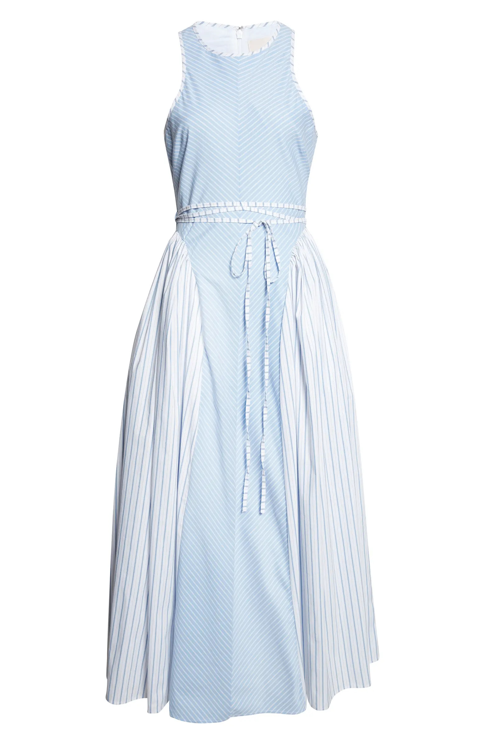 Emin Mixed Stripe Sleeveless Cotton Blend Maxi Dress | Nordstrom