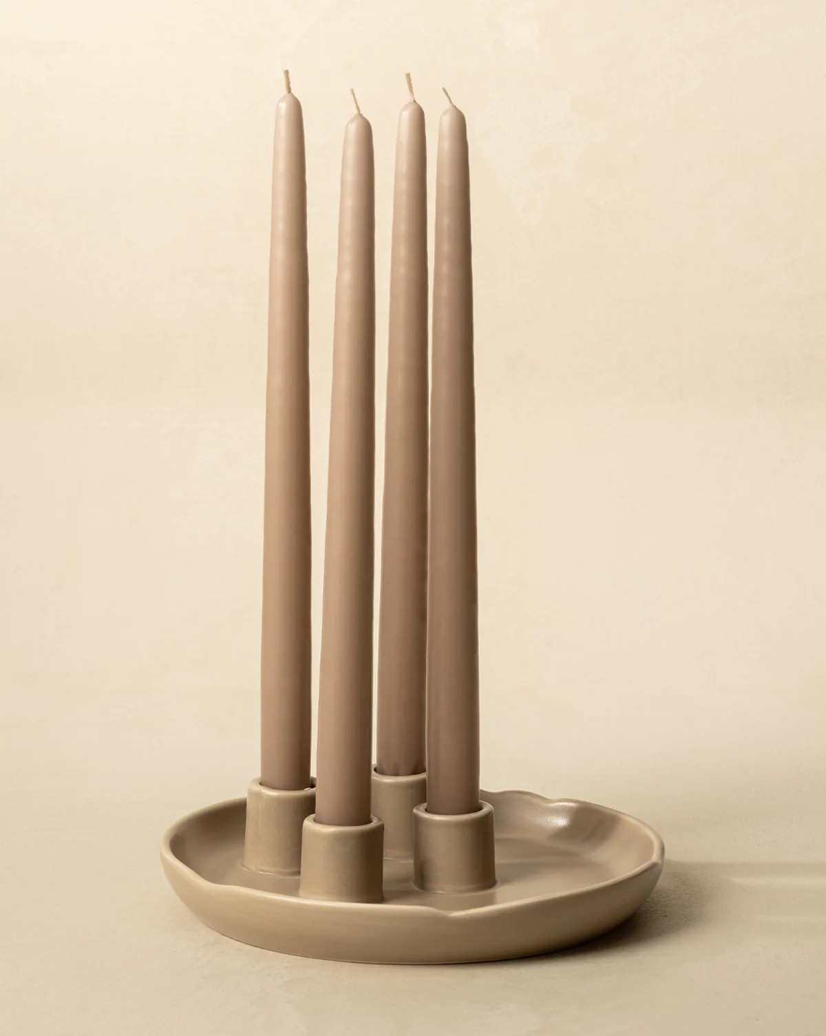 Advent Stoneware Taper Holder | McGee & Co. (US)