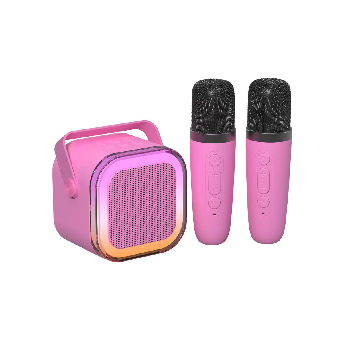 GEMS Portable Karaoke Speaker with Microphones - Pink | Target