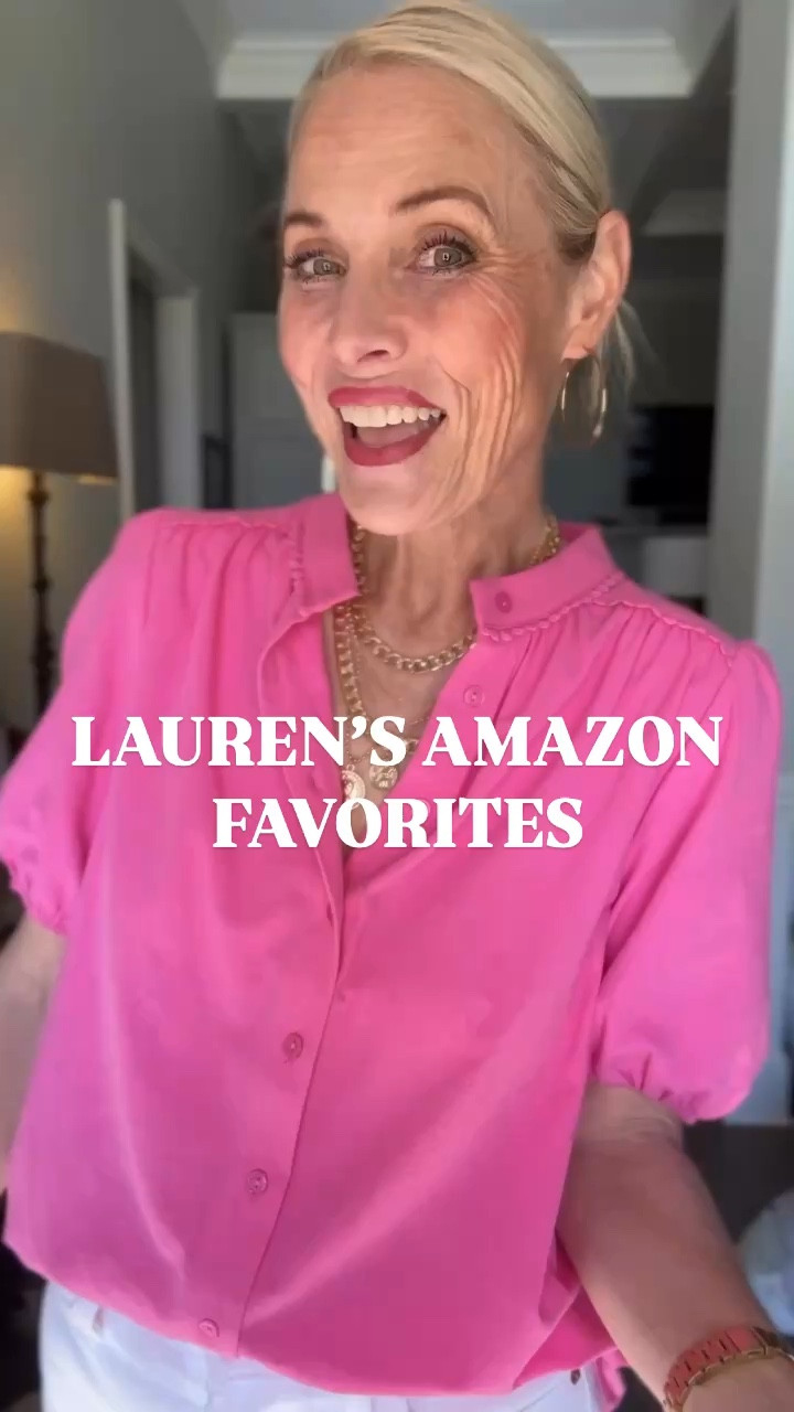Another round of Lauren’s Amazon Favorites, but this time we’re talking spring transition pieces. This outfit is a good one—simple, stylish, and full of my go-to staples.

This top was so good last year in white that I had to grab another color. The quality is amazing and gives boutique vibes for a fraction of the price. Paired with my favorite white Levi’s wedgie jeans, my go-to clear platform sandals, and my all-time favorite Amazon necklace (available in gold, silver, and rose gold). Of course, I’m also wearing my everyday Amazon earrings and bracelets.

You can shop everything from this look through my LTK page.

@amazon
@shop.LTK

#ad
#founditonamazon 
#liketkit 
#LTKxAmazon 
#amazonfashion 
#SpringStyle 
#Over50Style
#MidlifeStyle
#laurenoggsgee 
#getyourcolonoscopy


#LTKOver40 #LTKStyleTip #LTKWatchNow