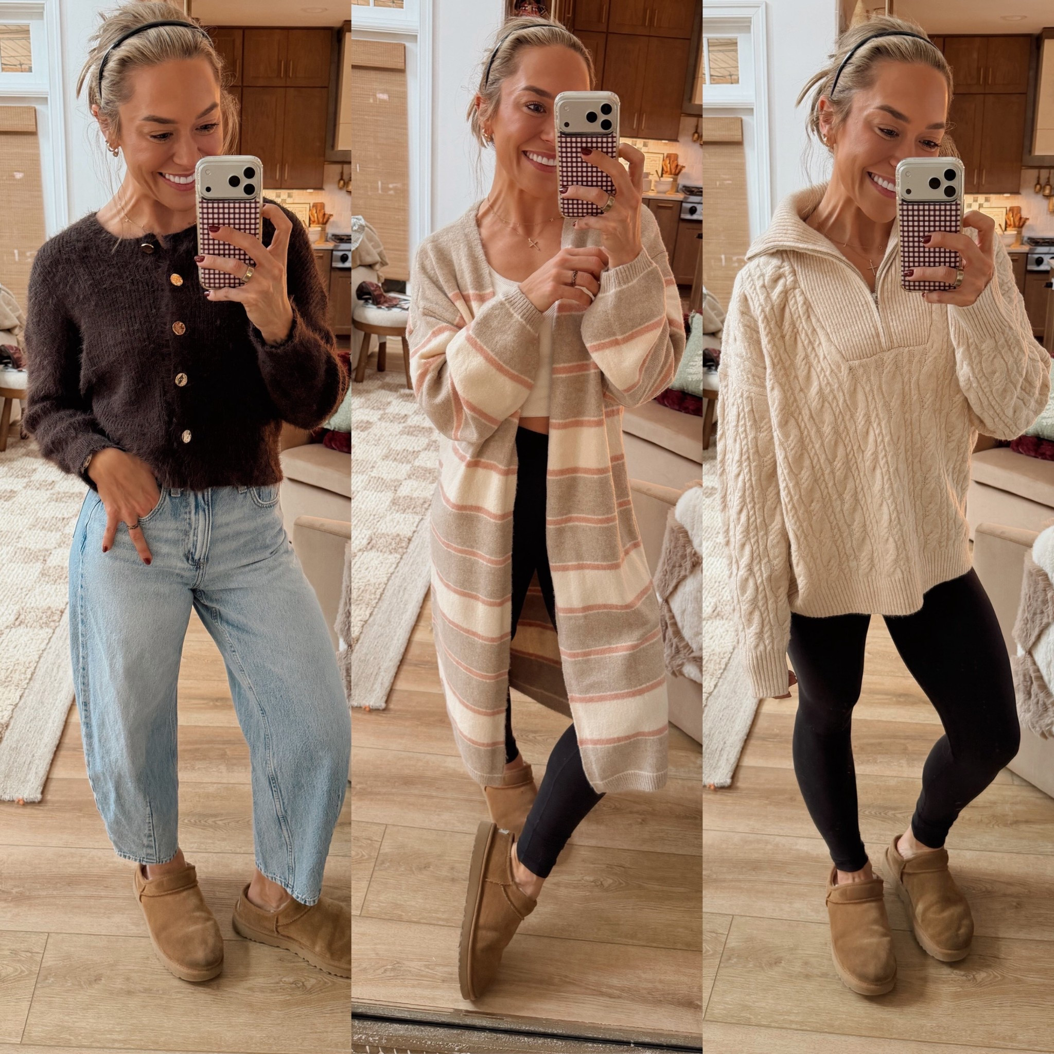 Pink Lily Cyber Monday sale - 50% off site-wide w/ code HOLLEY ✨🤎 excluding door busters as they’ll already be marked down! Happy Shopping 🎁

Brown fuzzy cardigan - S
Cable knit half zip: S
Striped cardigan - M

Sale / gift ideas for her / pink lily / holiday shopping / Holley Gabrielle  

#LTKGiftGuide #LTKCyberWeek #LTKSaleAlert