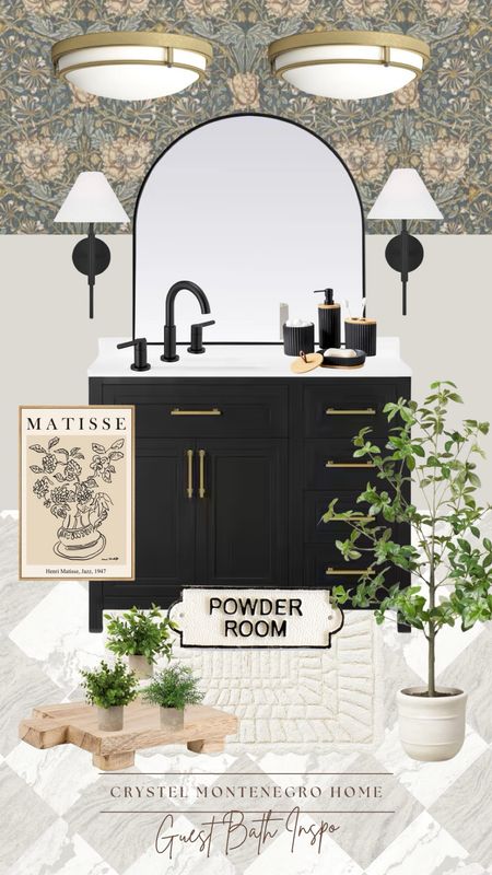 Home. Bathroom Decor. Powder room. Classic Bath Mood Board. Guest Bath ideas.

#LTKfindsunder100 #LTKfamily #LTKhome