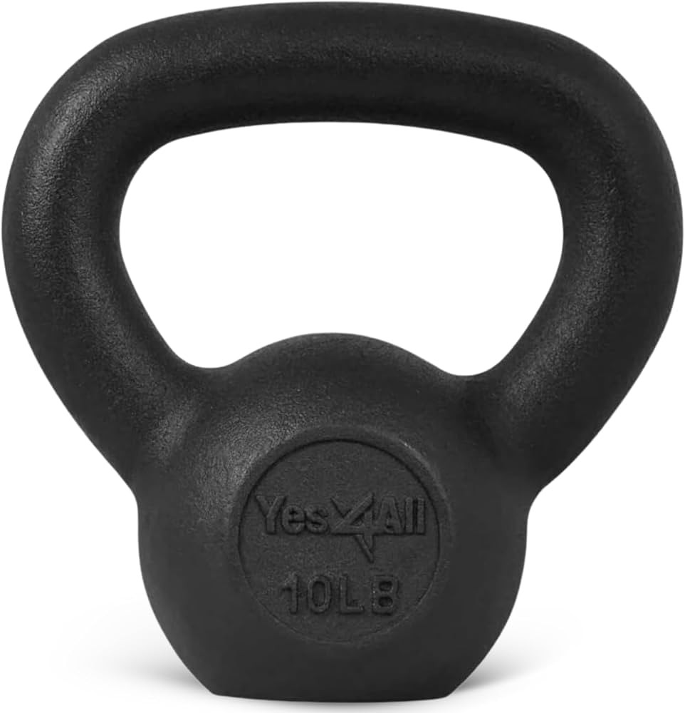 Yes4All Cast Iron Kettlebell, Strength Training Kettlebells 5-80 Lb (5,10,15,20,25,30,35,40,45,50... | Amazon (US)
