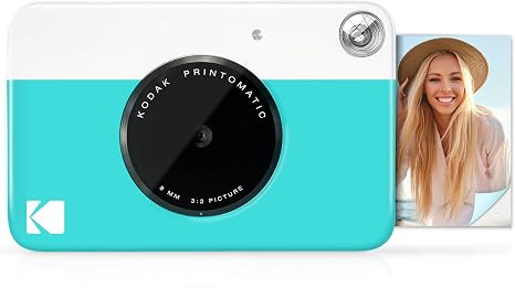KODAK Printomatic Full-Color Instant Print Digital Camera, Zink 2x3" (5.1x7.5 cm) Sticky-Back Pho... | Amazon (US)