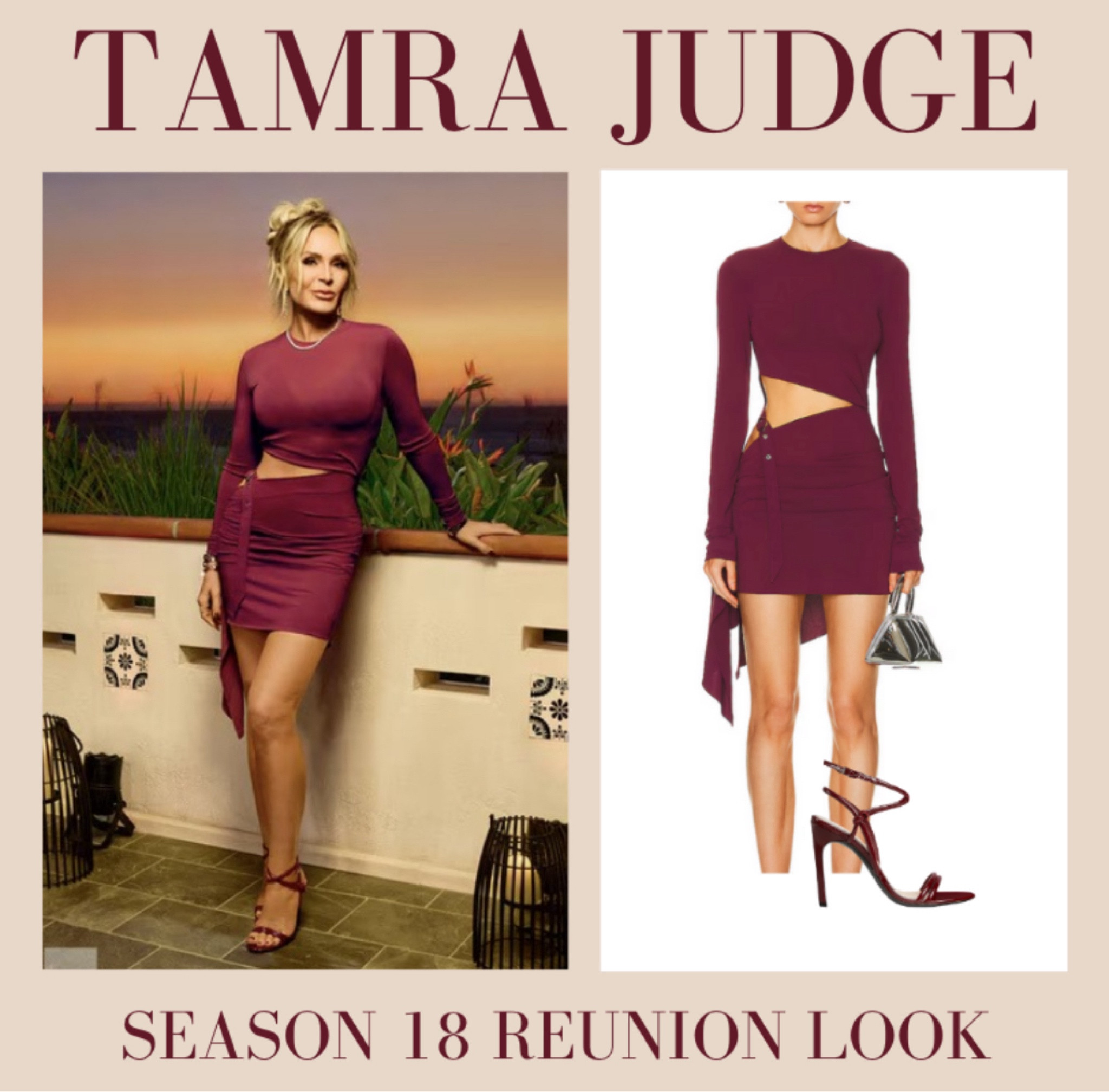 Tamra Judge’s Season 18 Reunion Look 📸 + Info= Bravo TV