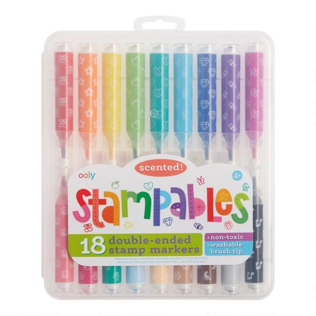 Ooly Stampables Double Ended Stamp Markers 18 Count | World Market
