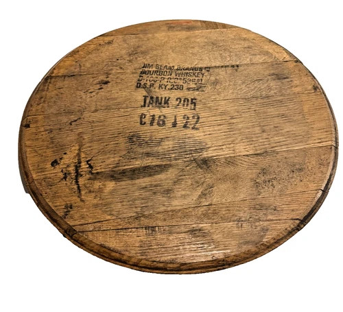 Jim Beam Brands Bourbon Whiskey Wood Barrel Lid | eBay US