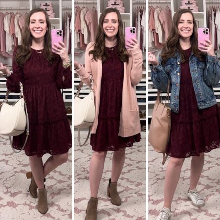 This dress is so great, it can be dressed up or down and is the perfect color for fall! 

#LTKxNSale #LTKstyletip #LTKsalealert