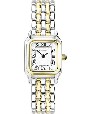 Sekonda Monica Ladies 20mm Quartz Watch in White with Roman Numerals, Analogue Display and Alloy ... | Amazon (US)