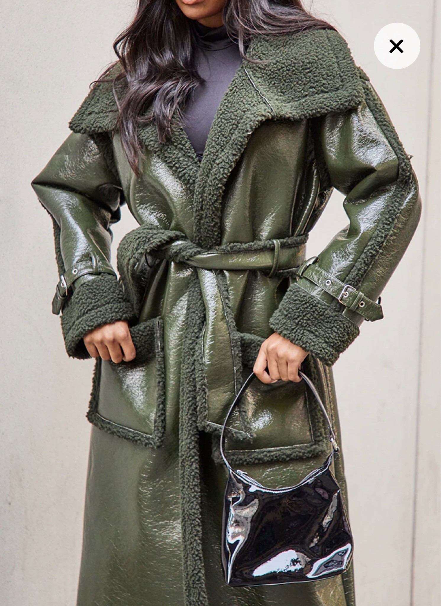 Fall-Winter must have Vinyl mixed with shearing detail! It’s super stunning and edgy 

#LTKunder100 #LTKMostLoved #LTKsalealert

#LTKSeasonal