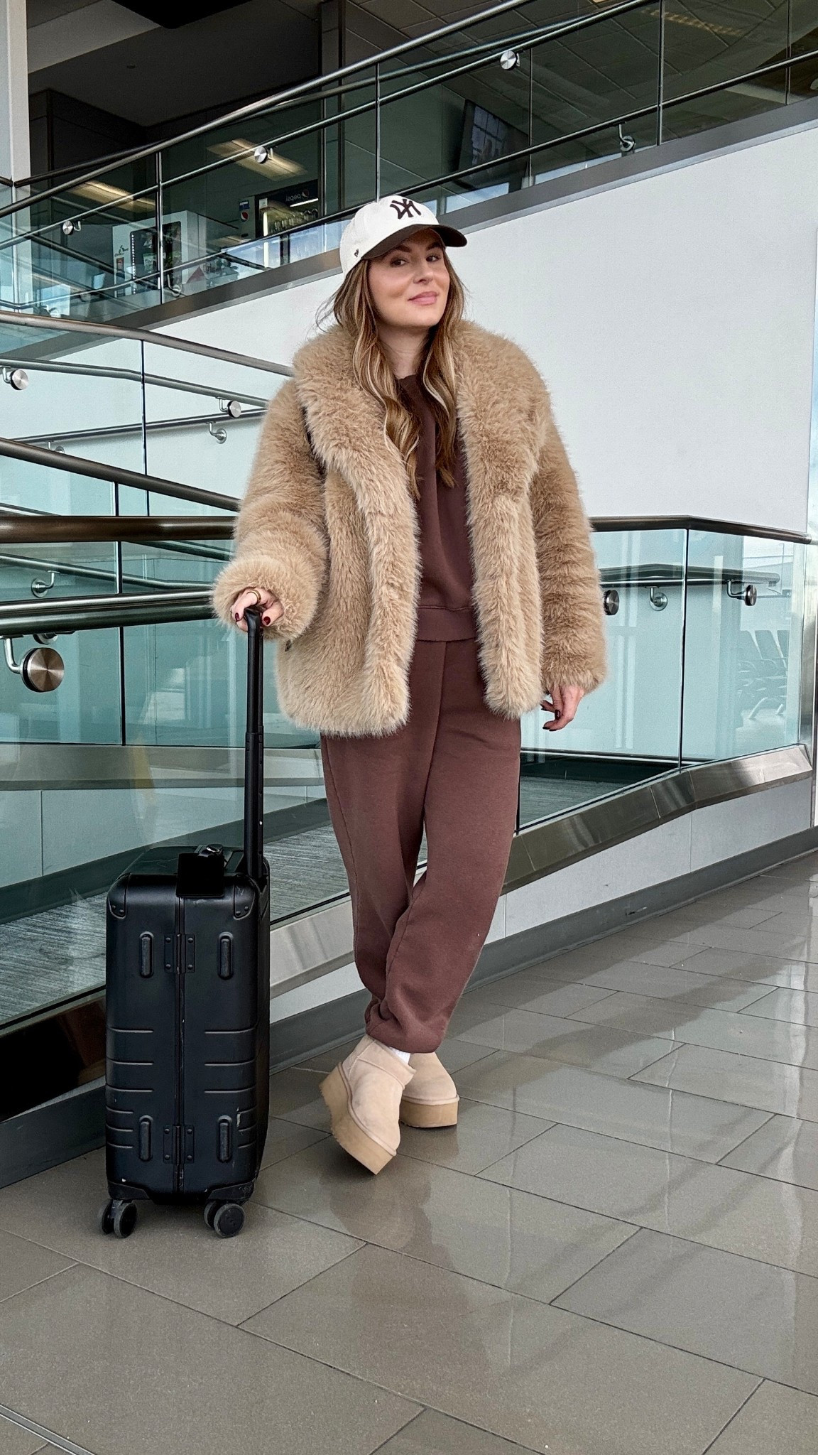 Dressing for business class, sitting in economy 😉  

#LTKcanada #LTKtravel #LTKwinter