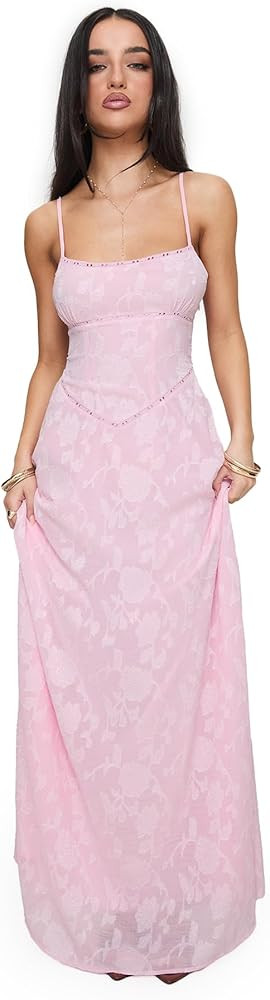Princess Polly Womens South of France Maxi Dress | Amazon (US)