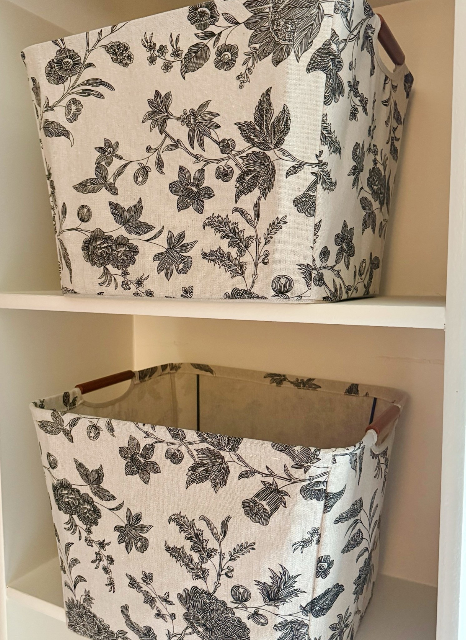 Got these floral bins for our closet remodel!

#LTKHome