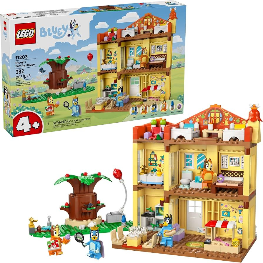 Lego Bluey: Bluey’s Family House - Toddler Toy for 4 Year Old Boys and Girls - House Playset In... | Amazon (US)
